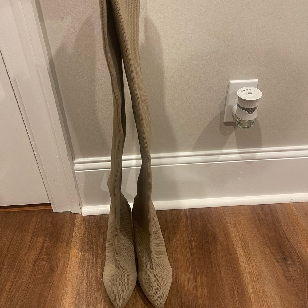 Knee-High Tan Boots